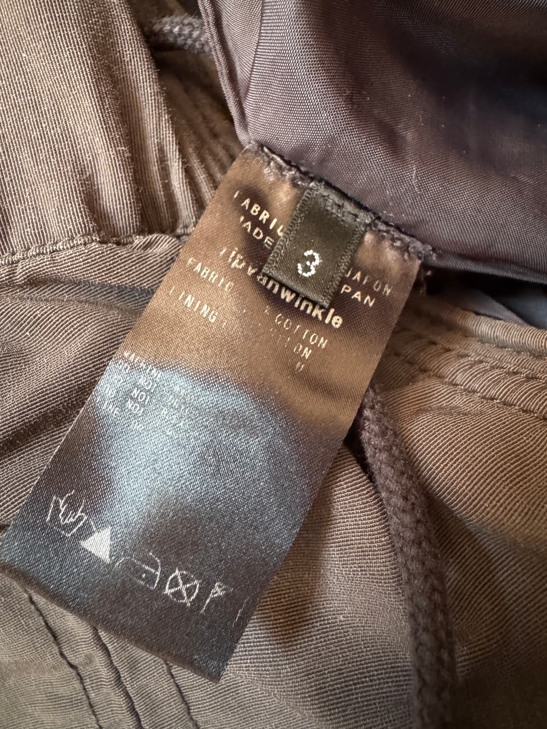 Rip van winkle  블랙 나일론 셔링 팬츠 상품이미지4