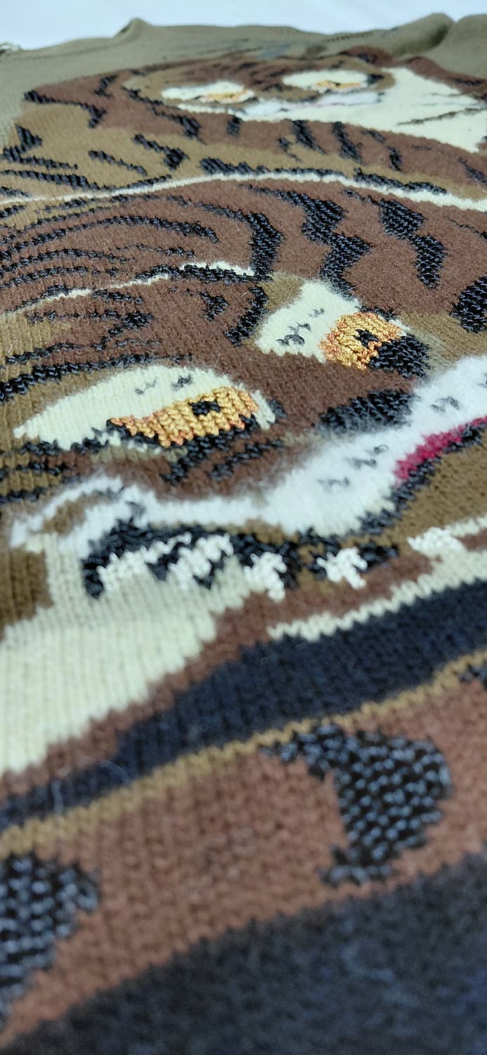 [희귀/이태리제] 빈티지 Krizia Maglia 호랑이 아카이브 니트 상품이미지4