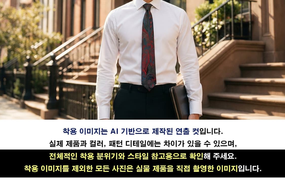크리스찬 디올 레드 페이즐리 로고 넥타이 9cm A+등급 E1357
 상품이미지2