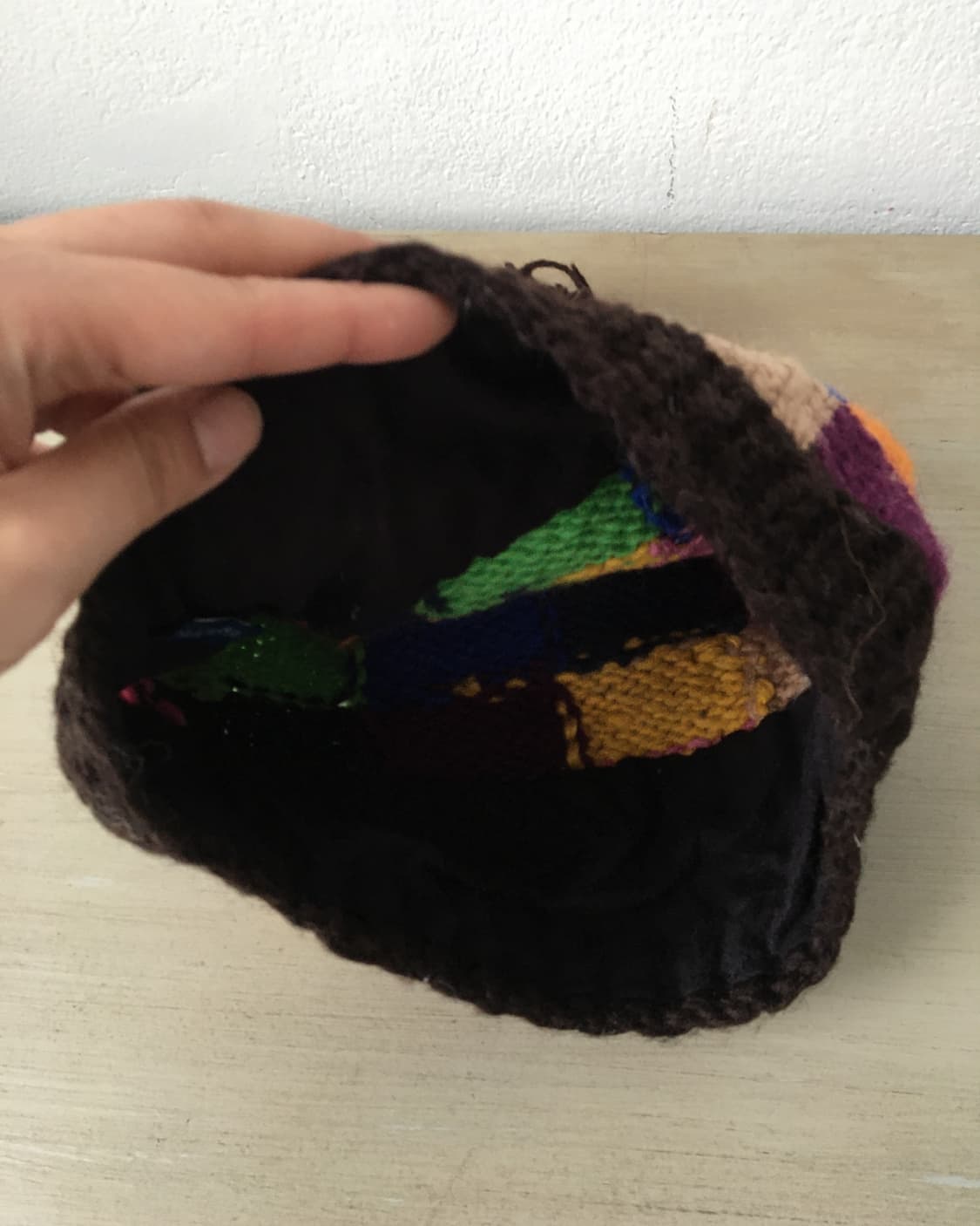  pom patch work point knit beanie 상품이미지3