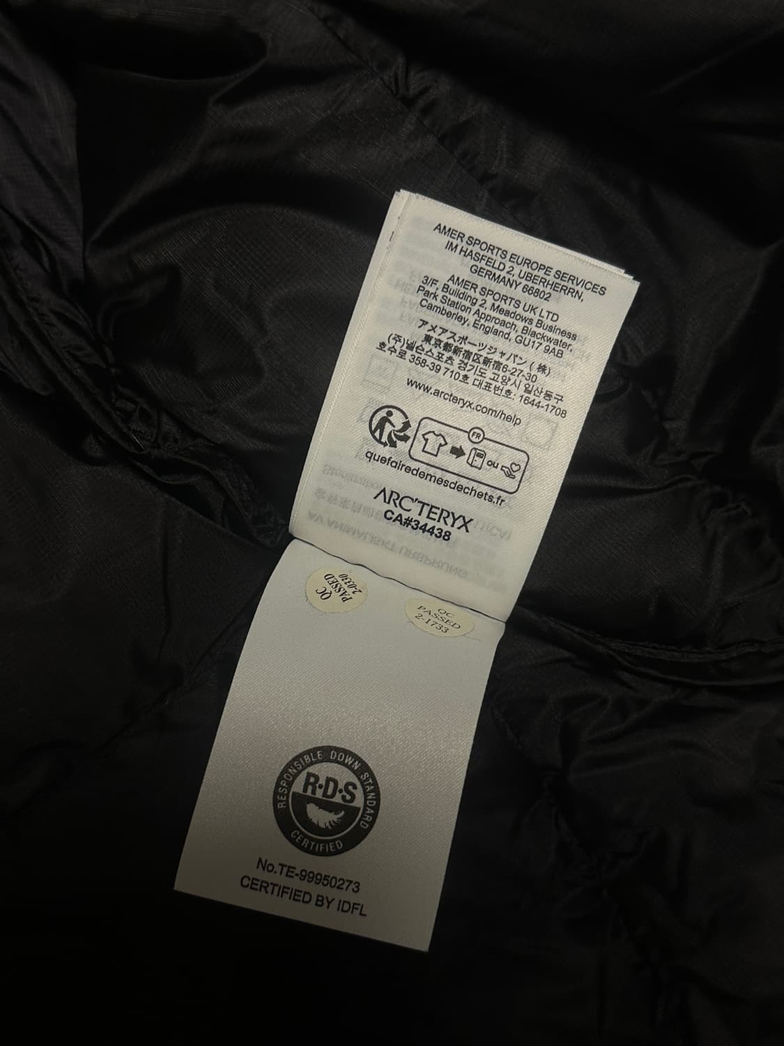 [M]아크테릭스 토륨 후디 블랙 팝니다. 상품이미지8