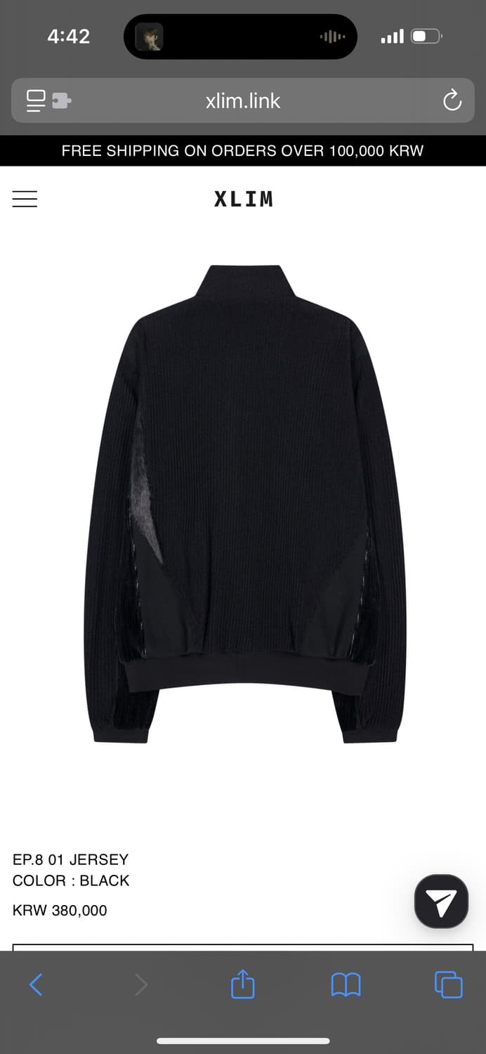 Xlim Ep.8 01 jersey M size, black 상품이미지4