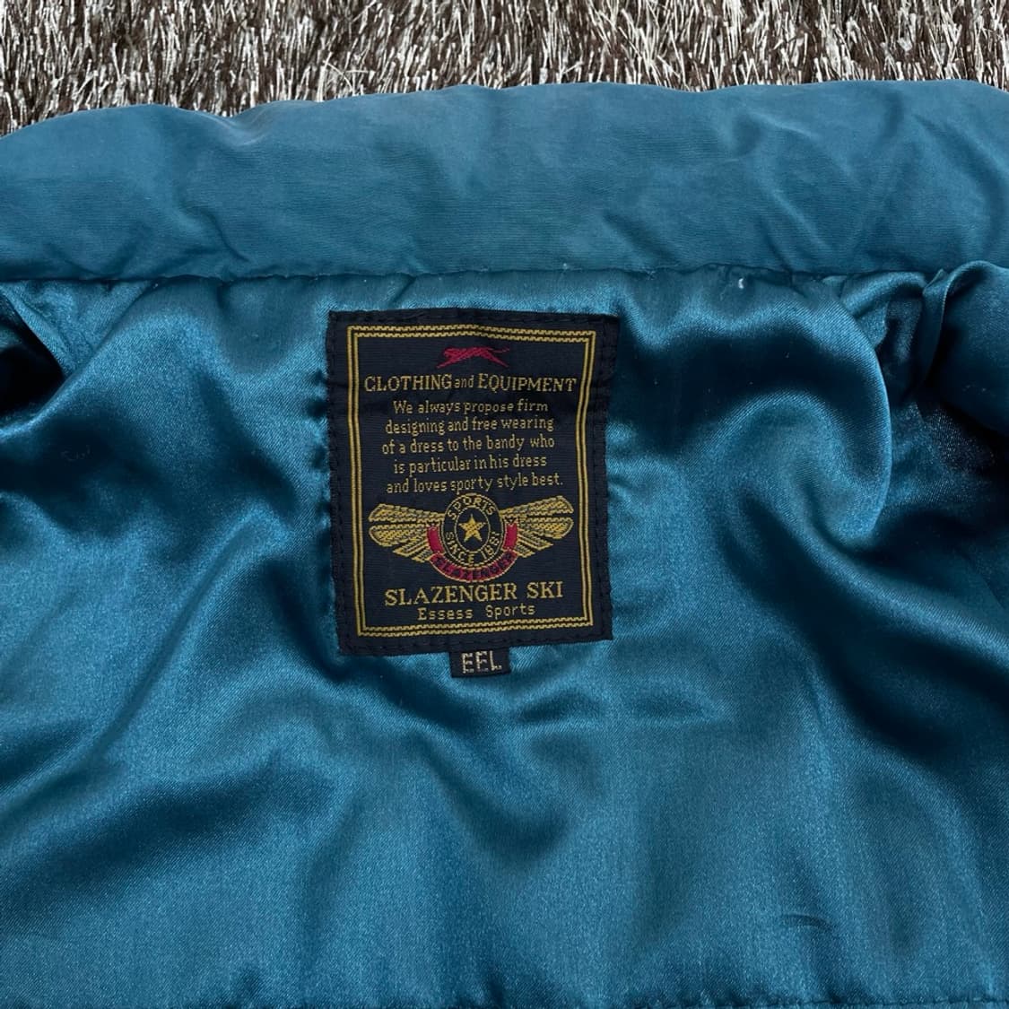 슬레진저 SLAZENGER 90s 올드스쿨 투톤 윈터 점퍼 EEL 상품이미지4