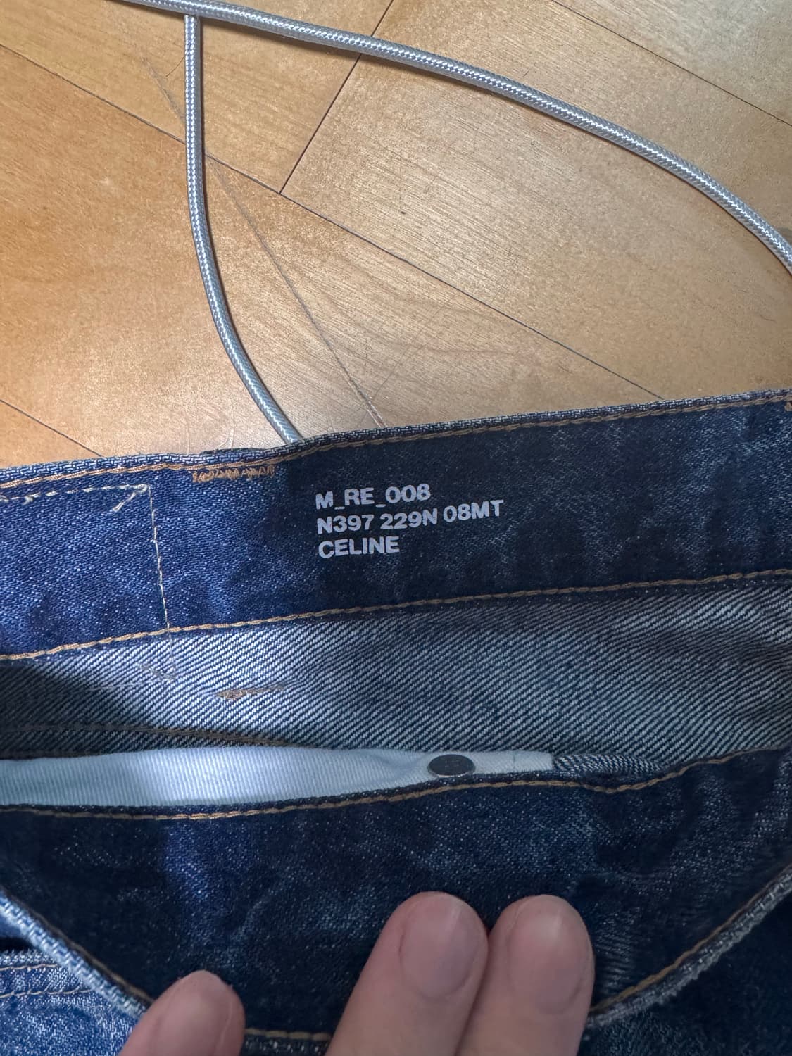 셀린느 문라이트 워싱 셀비지 진 상품이미지5