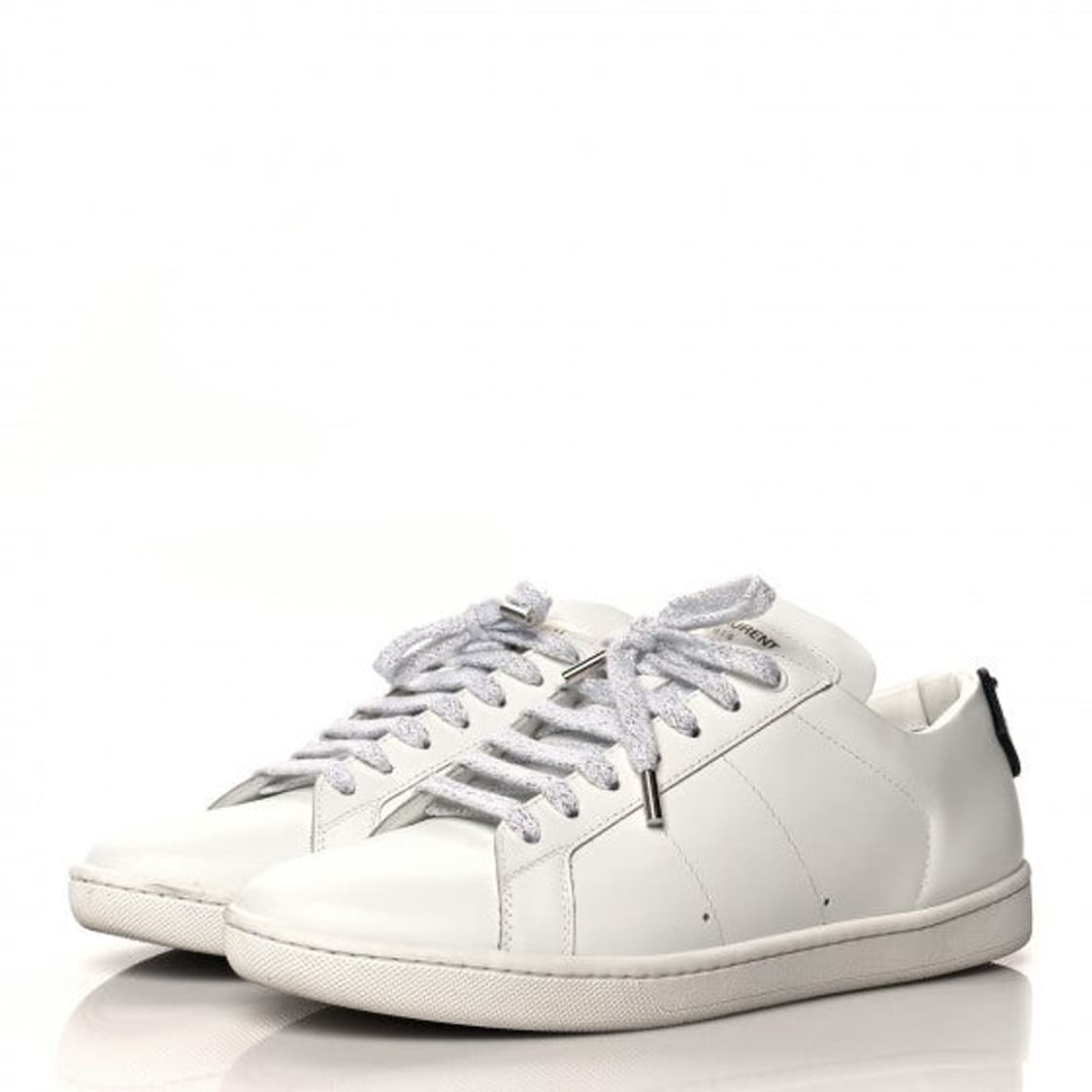 생로랑 Rip 입술패치 키스 스니커즈 화이트 39사이즈 상품이미지4