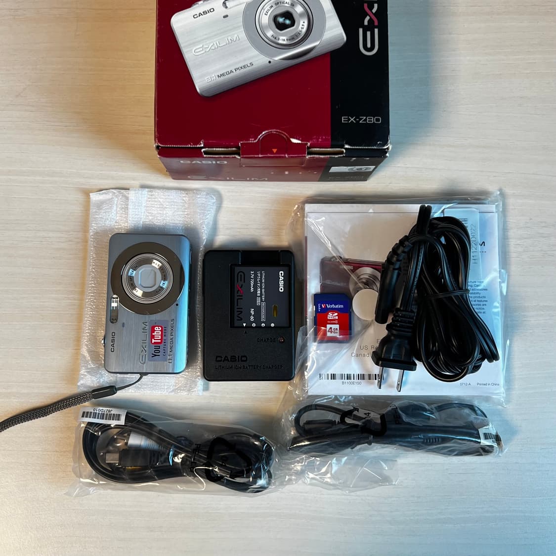 *풀박스/한글* 카시오 엑슬림 z80 casio 빈티지 디카 상품이미지6