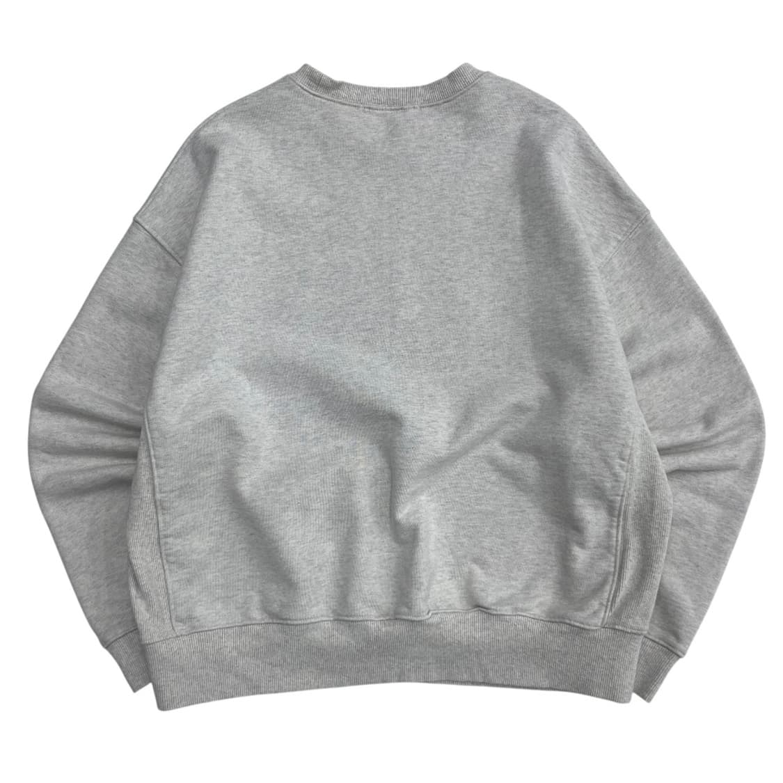 마르디 메르크디 그린 센터로고 백멜란지 맨투맨 상품이미지3