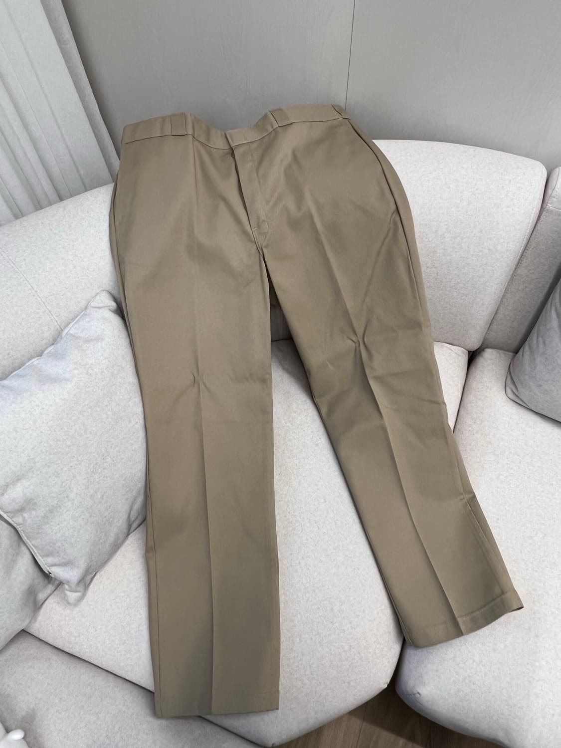 디키즈 874 카키 브라운 코튼 팬츠 상품이미지6