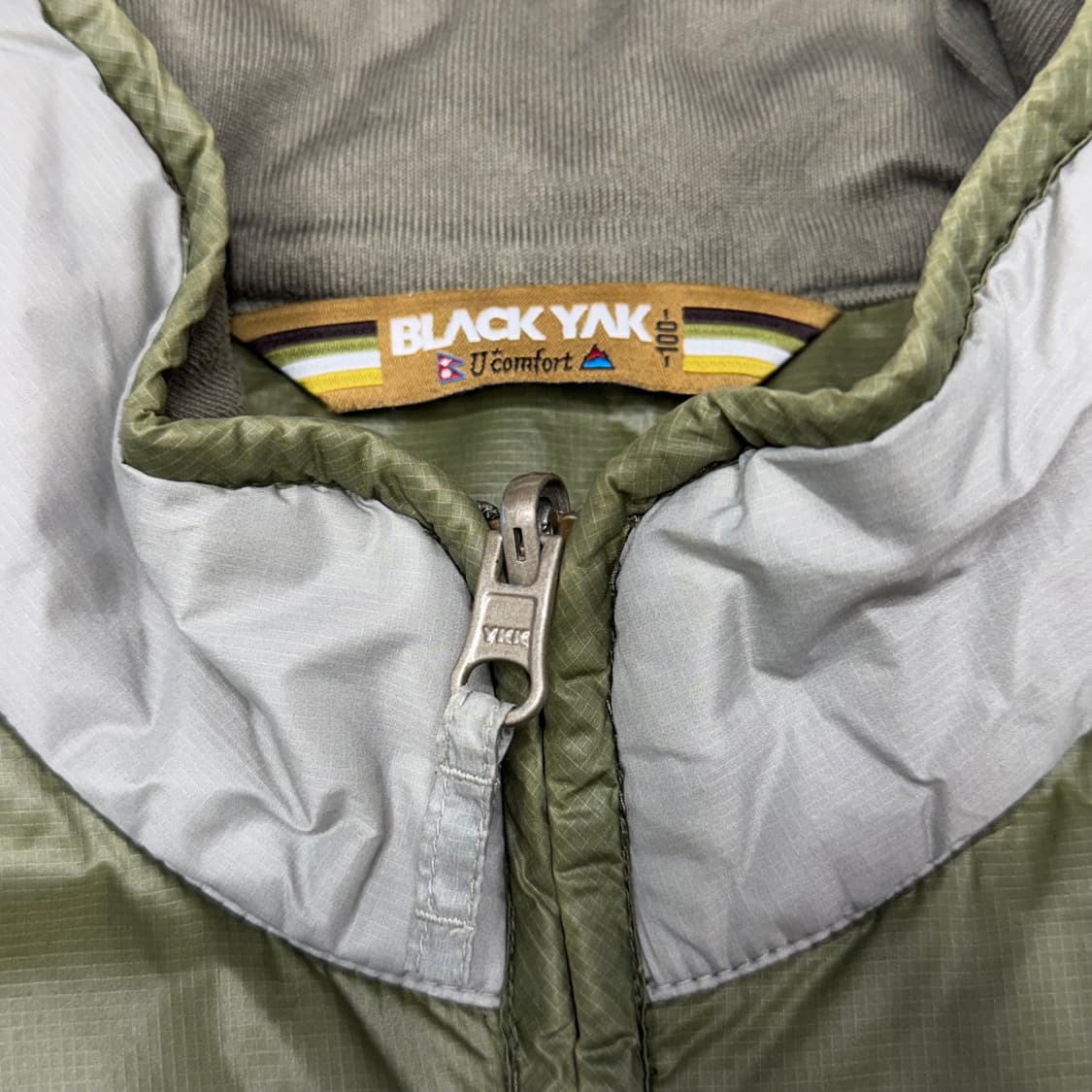 [L] 블랙야크 올리브그린 경량패딩 상품이미지5