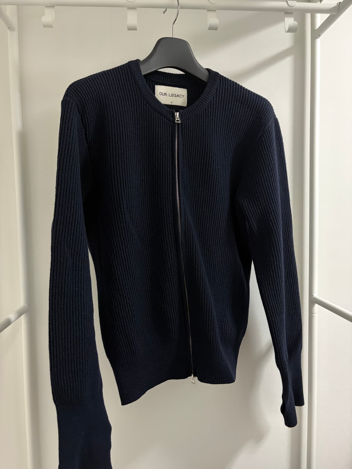 [48] 아워레가시 버진울투웨이 가디건 네이비 상품이미지2