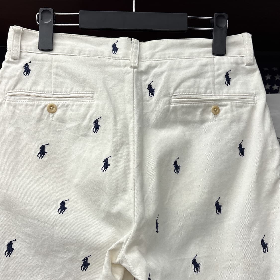 90s 폴로 랄프로렌 시그니처 포니자수 올오버 쇼츠팬츠 N1107   상품이미지5
