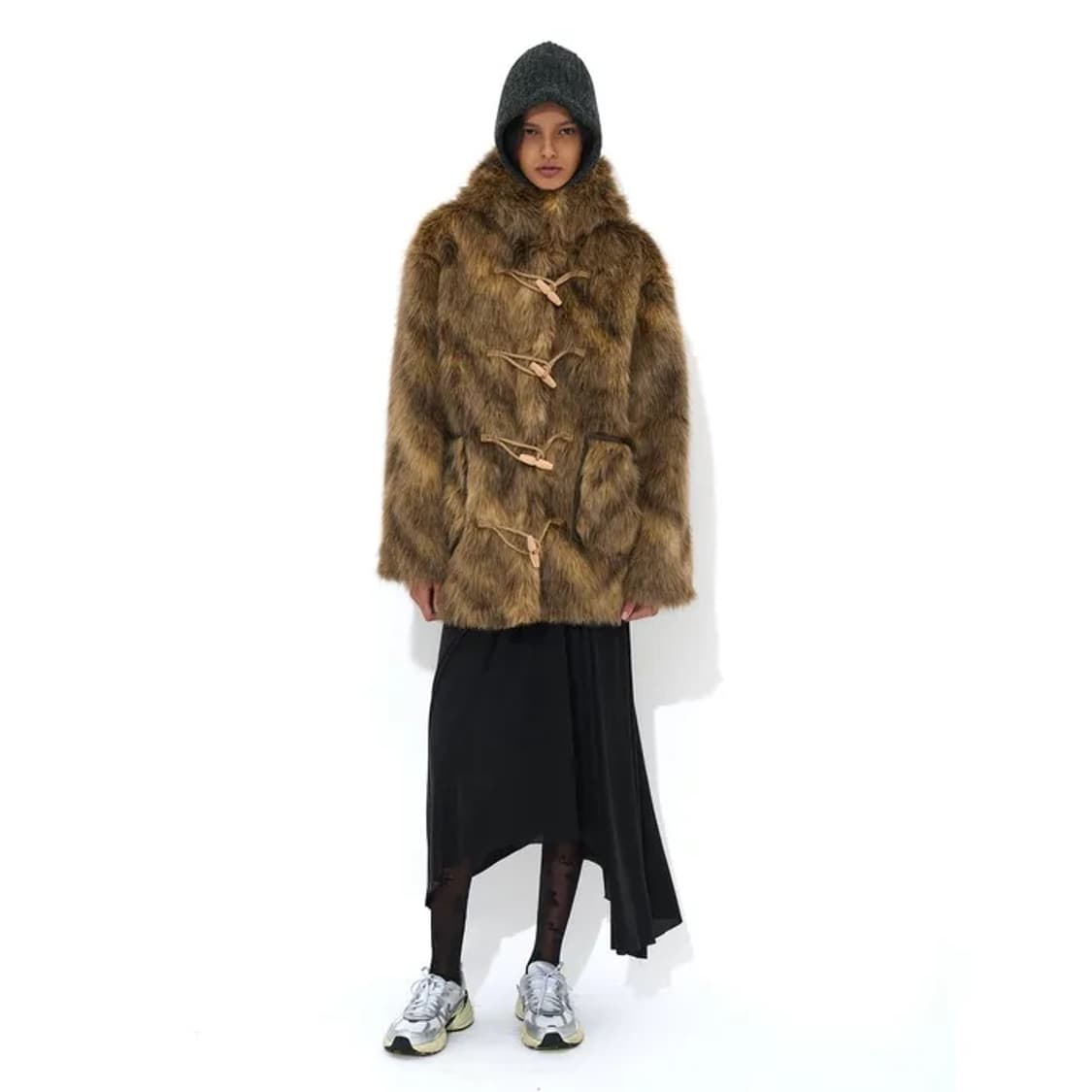 파르티멘토 후드 더플 퍼 코트 상품이미지6