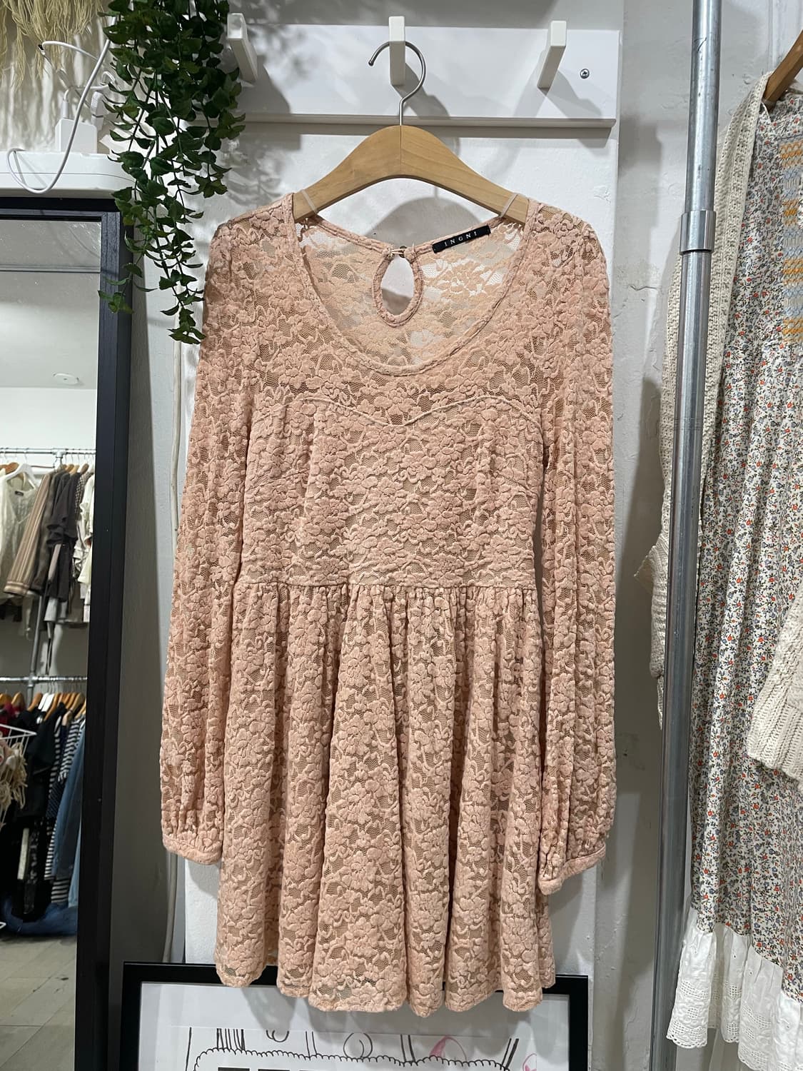 Romantic Lace Babydoll Mini Dress 상품이미지8