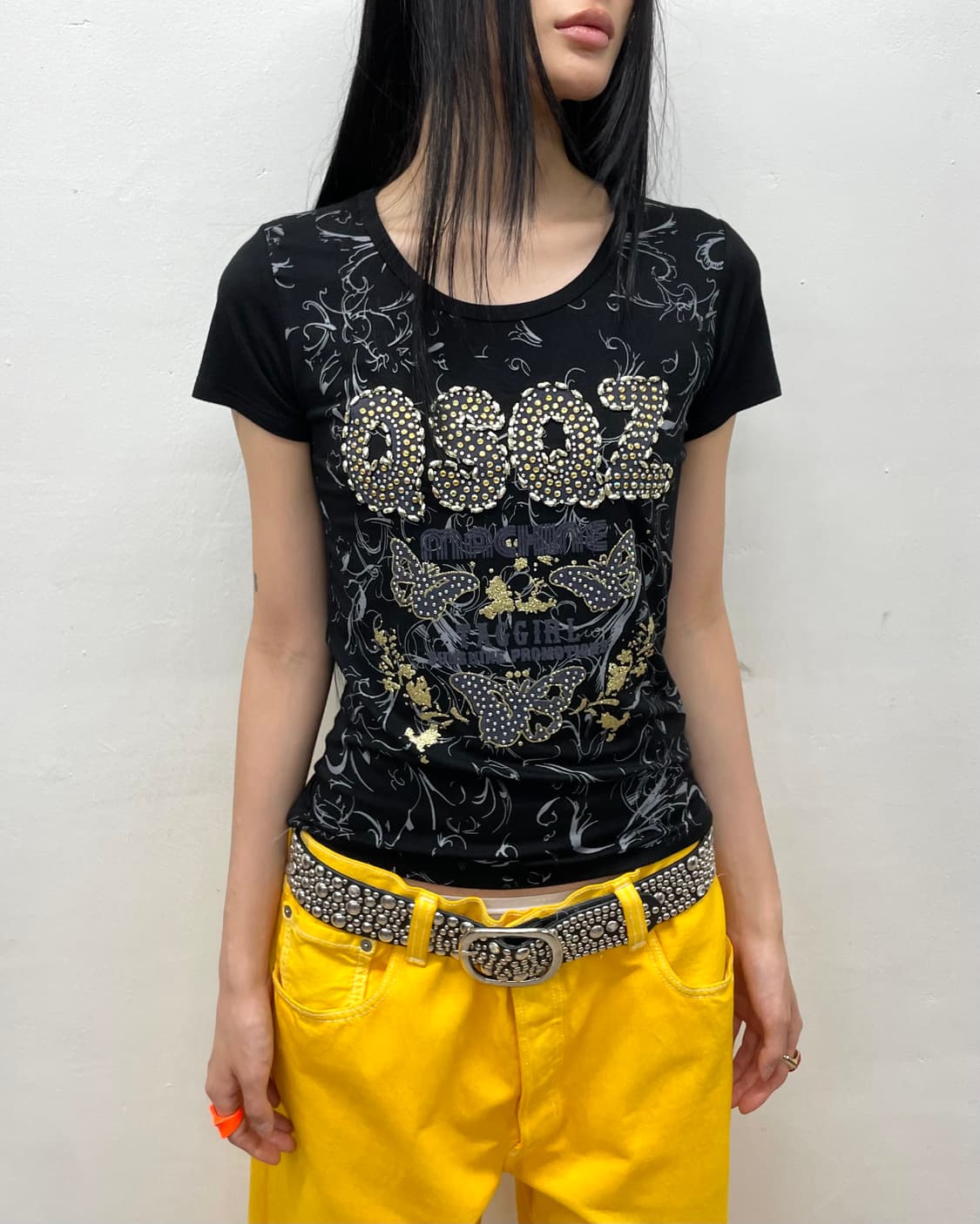 OSQZ Butterfly Cubic Mash T-shirt  상품이미지4