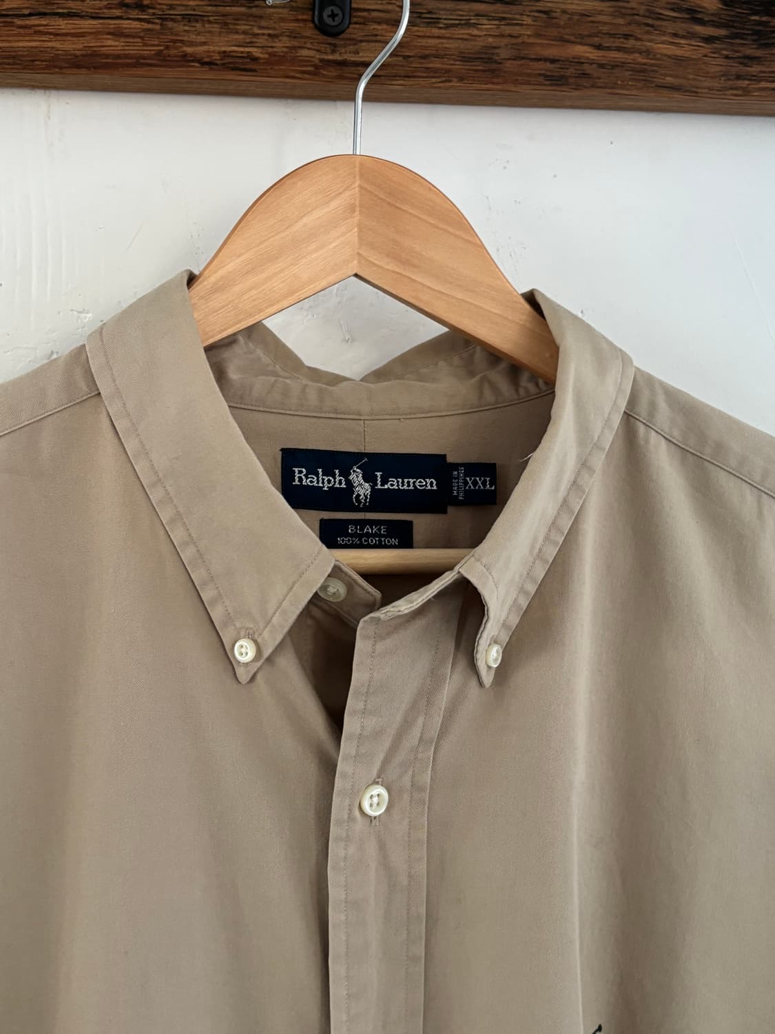 Polo 폴로 랄프로렌 베이지컬러 블레이크 셔츠  상품이미지3