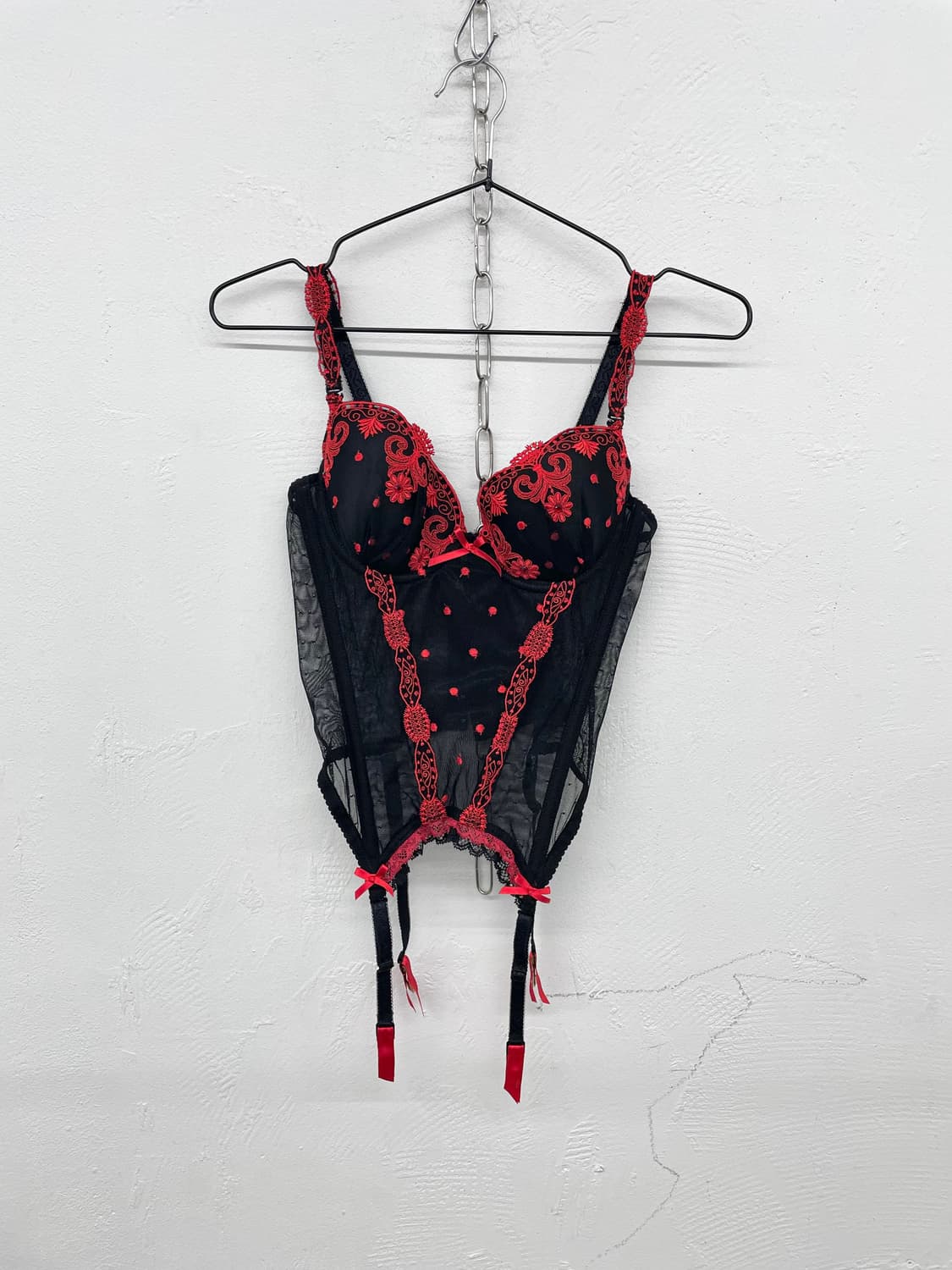 에블린 발렌타인 가터 코르셋 상품이미지4