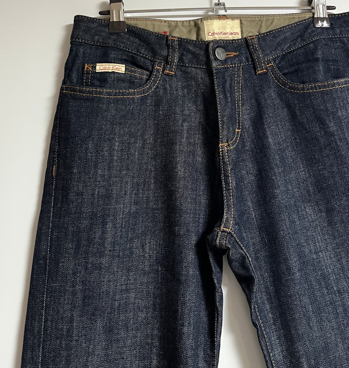 캘빈클라인 생지 데님 부츠컷 플레어진 청바지 28 상품이미지4