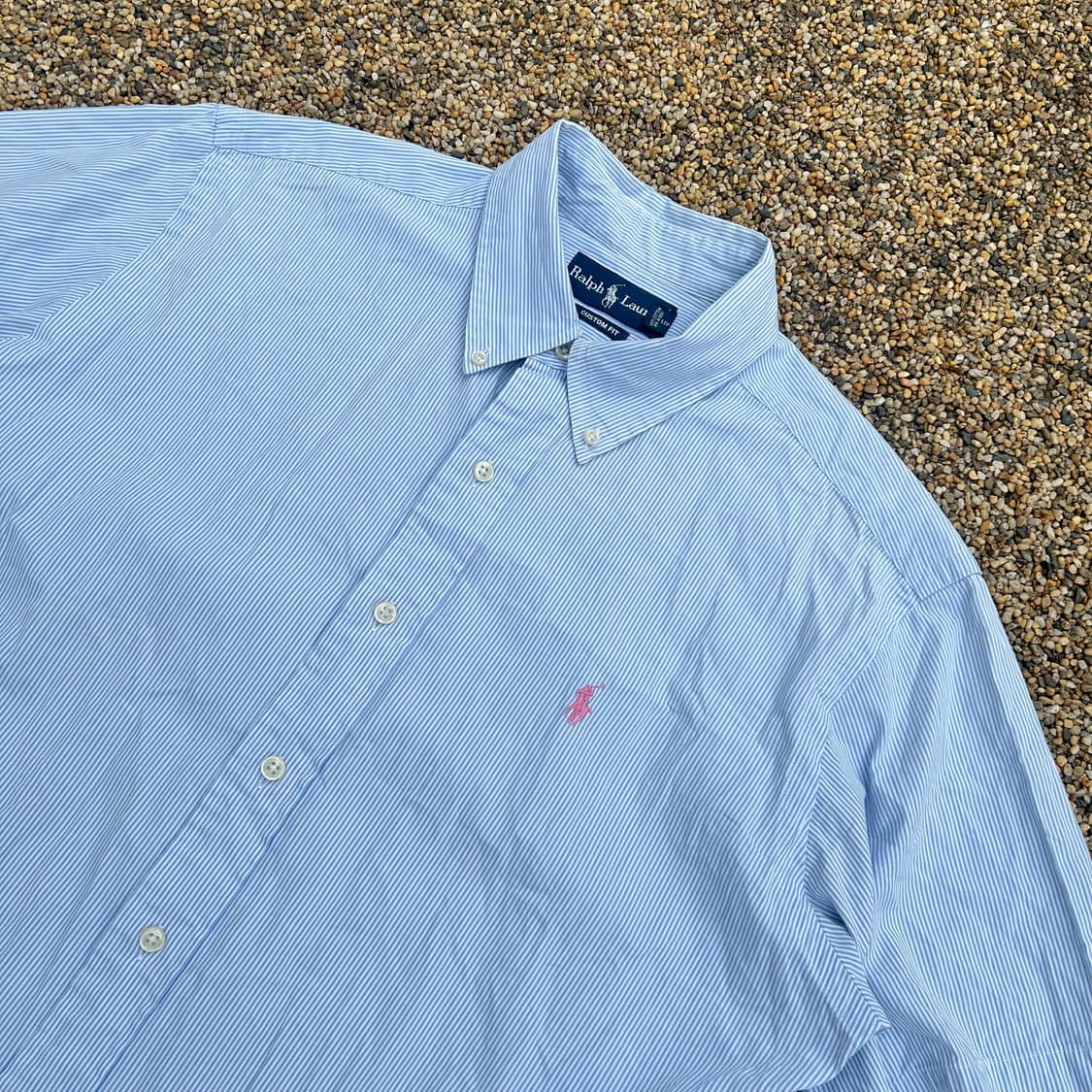 폴로 (POLO RalphLauren)반팔 스트라이프 셔츠 상품이미지2