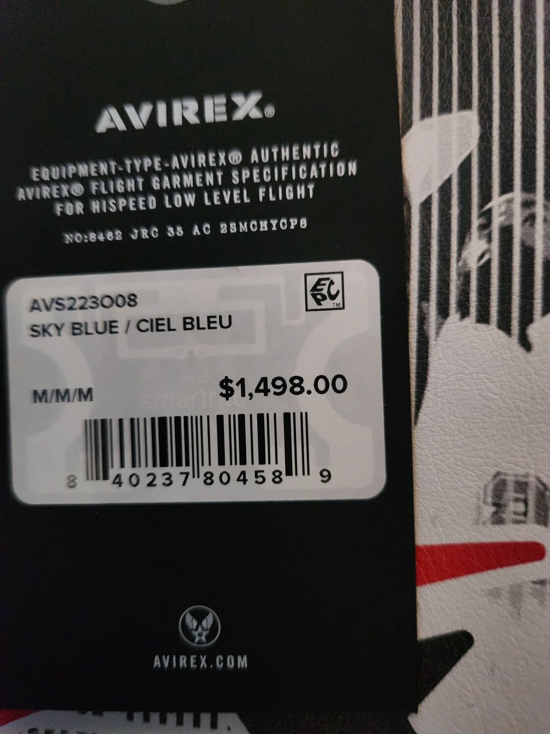 Avirex] 아비레ックス 아메리카 클래식 한정판 옴브르 아이콘 상품이미지9