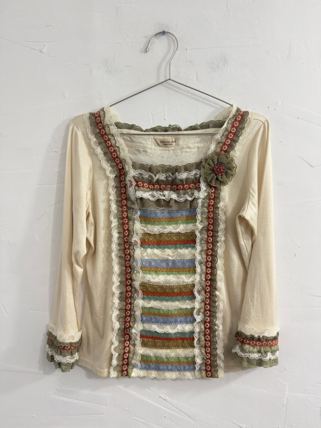 nonnondorl lace design top 상품이미지1