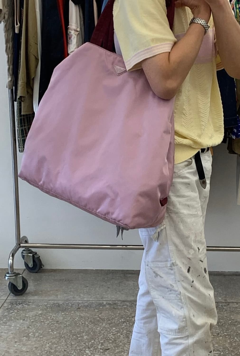 프라다 나일론 점보 토트백 XL 🍬 상품이미지2
