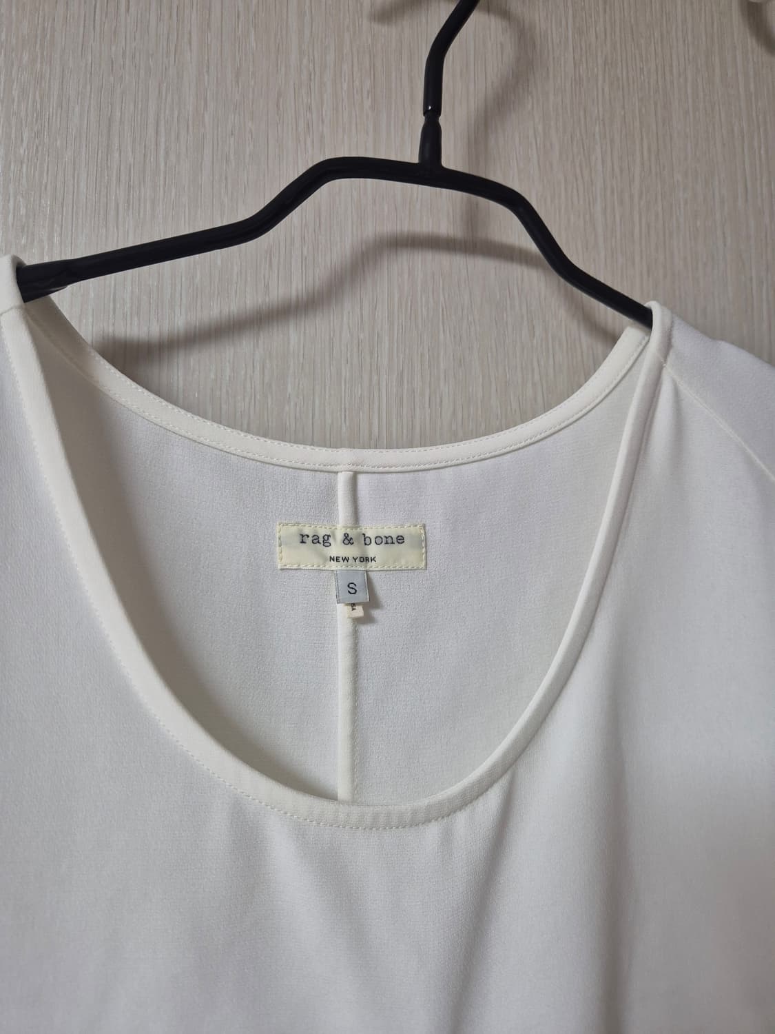 rag&bone 랙앤본 양가죽포켓 반팔 블라우스 S 상품이미지3