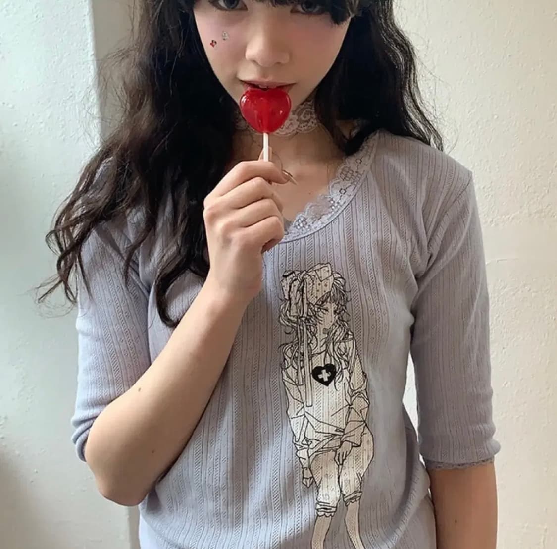 샵페어리 드리미걸 레이스탑 상품이미지1