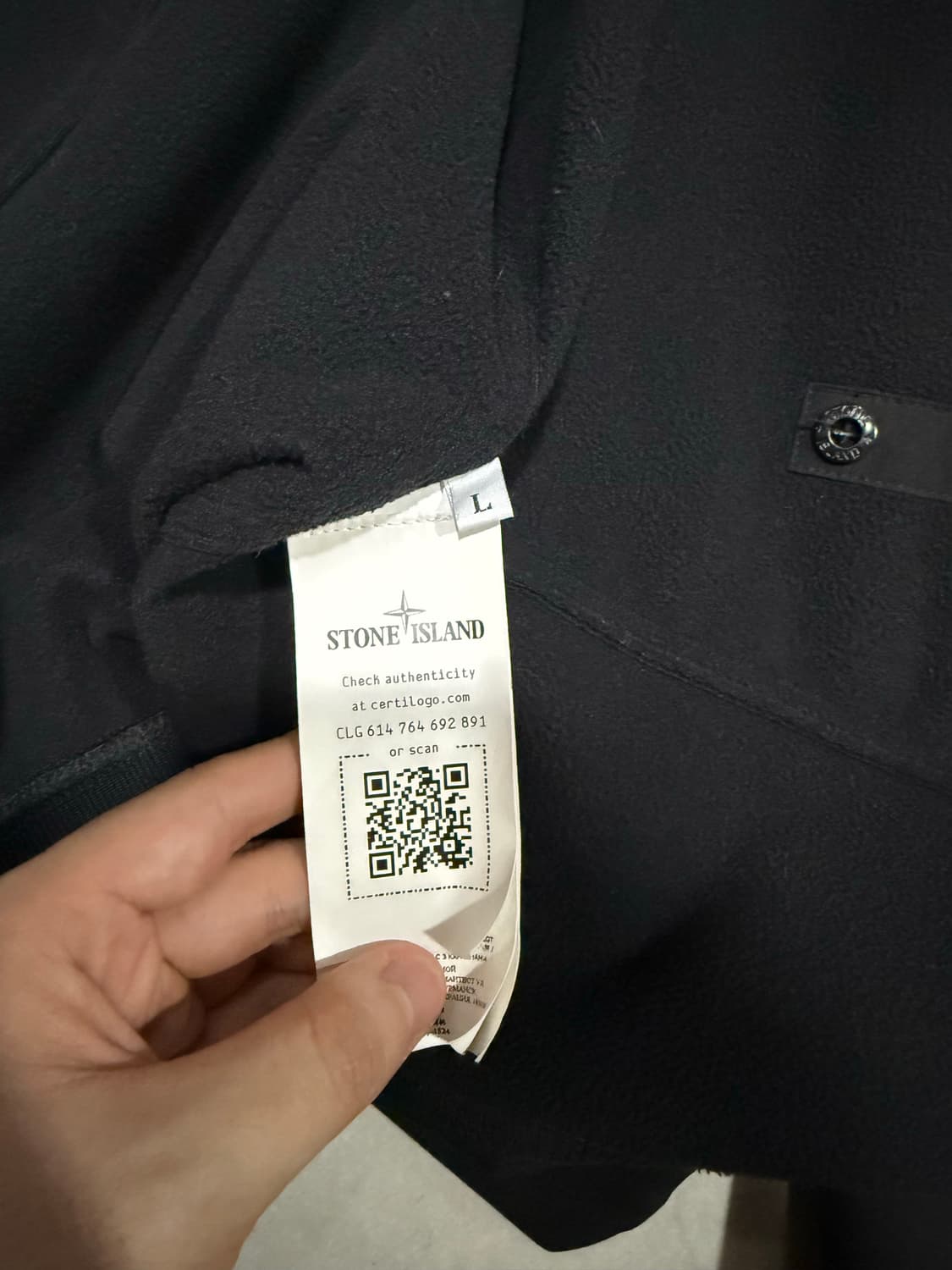 [당일출고,새상품급] 스톤아일랜드 소프트쉘 바람막이 L 상품이미지7