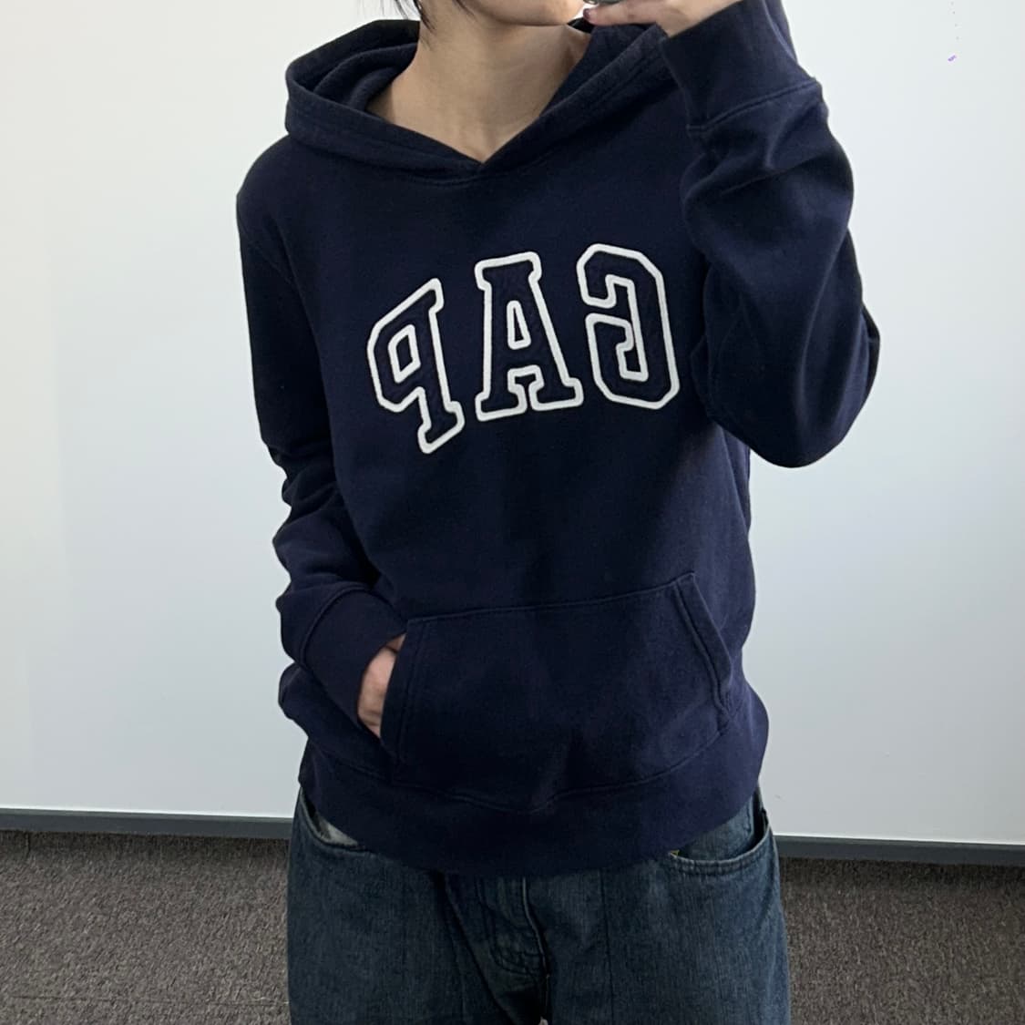 GAP 갭 네이비 후드티 상품이미지2