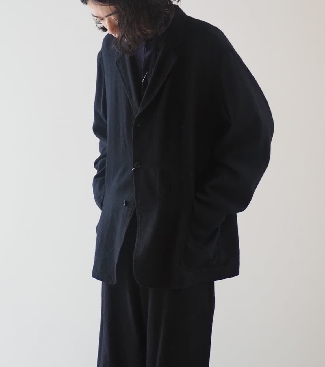 코모리 캐시미어 스트라이프 자켓 상품이미지8