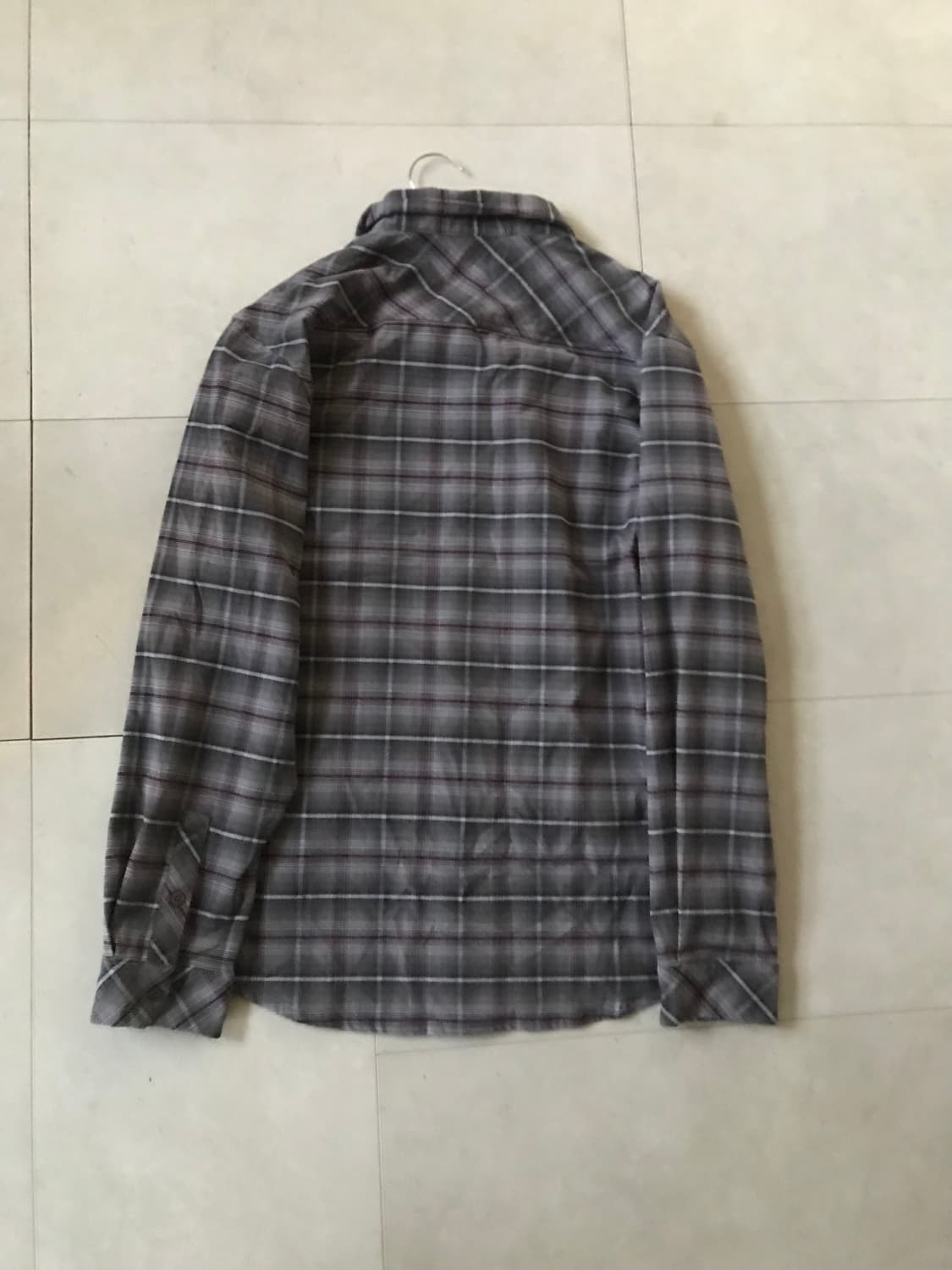 노페 그레이 오버핏 셔츠 상품이미지9