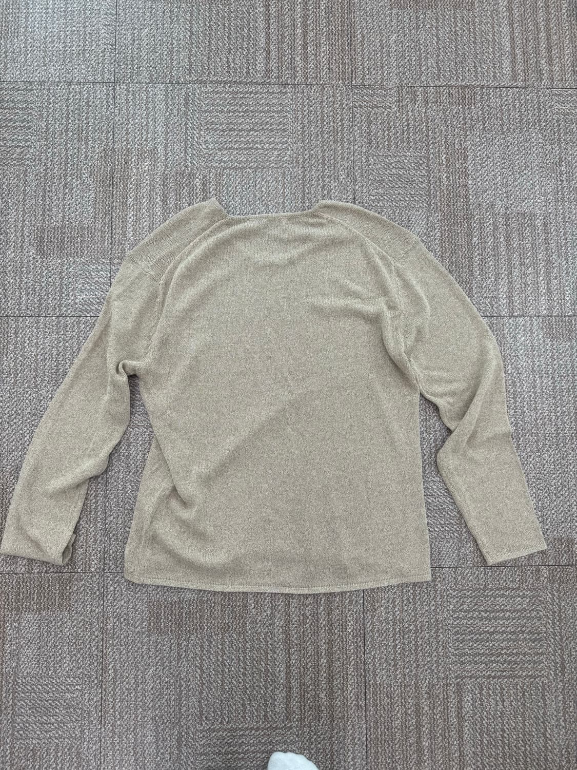 르마드 유넥 루즈핏 니트 - BEIGE  상품이미지3