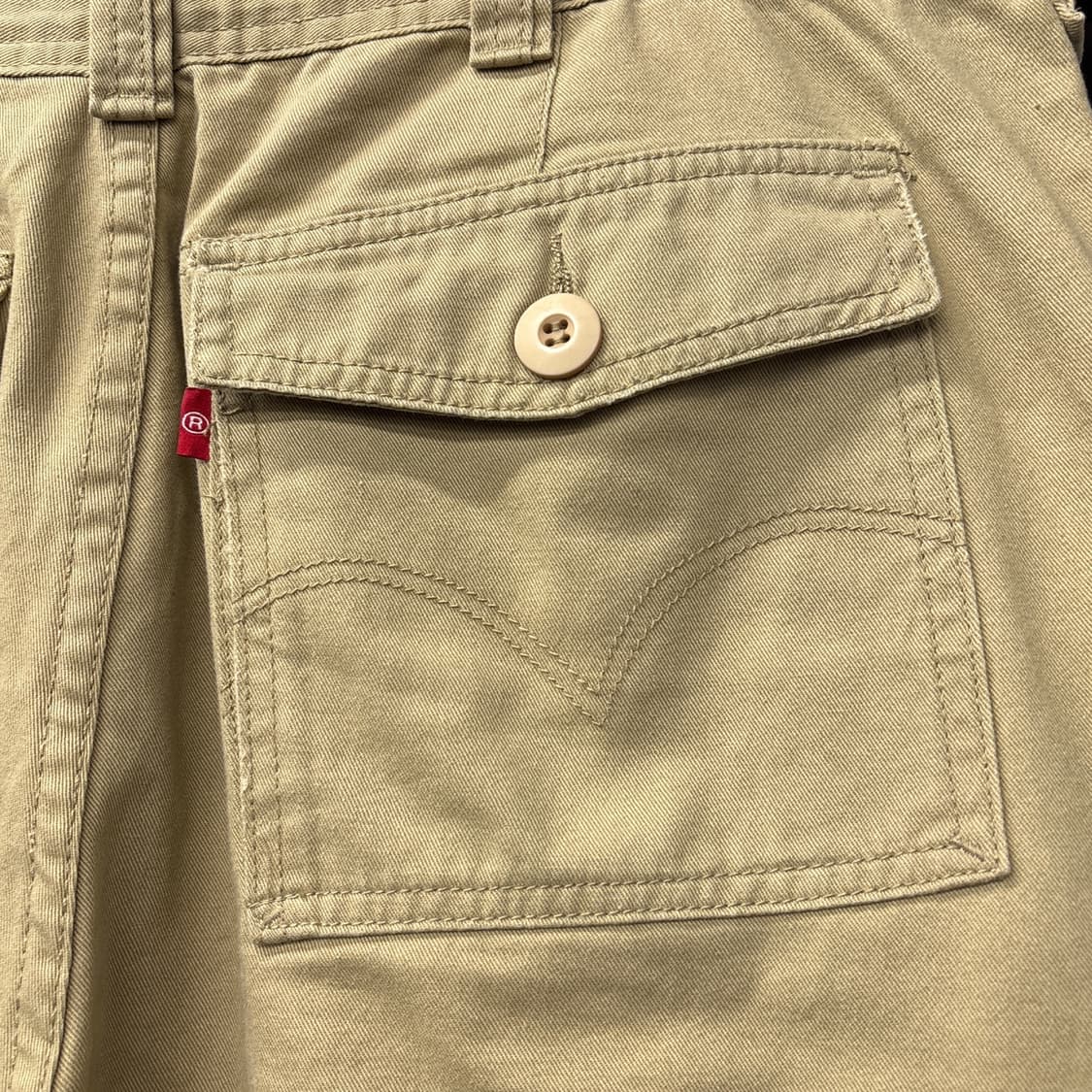 00s 리바이스 블랭크R탭 루즈 스트레이트 카고 하프팬츠 N1113   상품이미지7