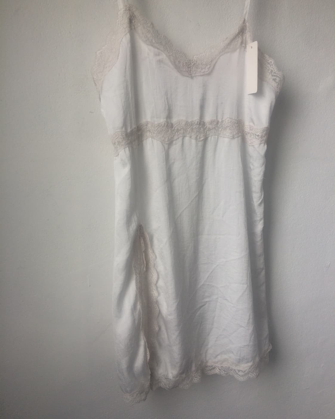 Lace trimming slip onepiece 상품이미지4