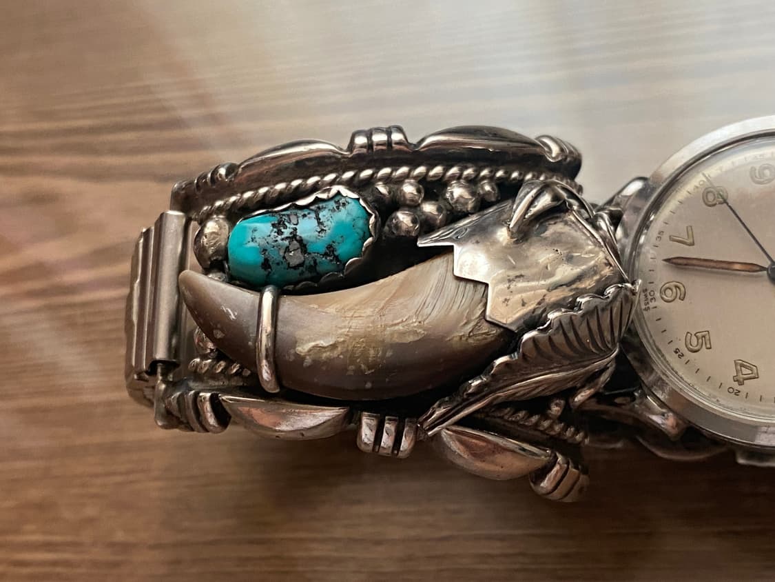 JW 벤슨 빈티지시계, 베어클로 나바호 브라이슬렛 판매합니다. 상품이미지8