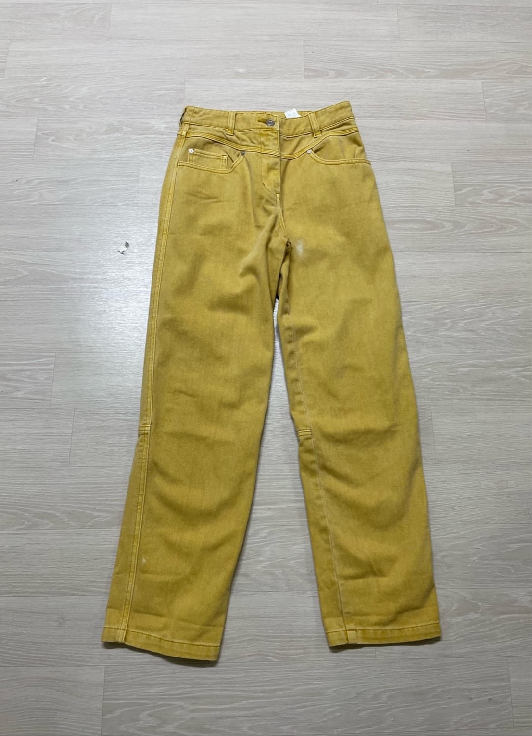 시스템 옐로우 면팬츠 상품이미지3