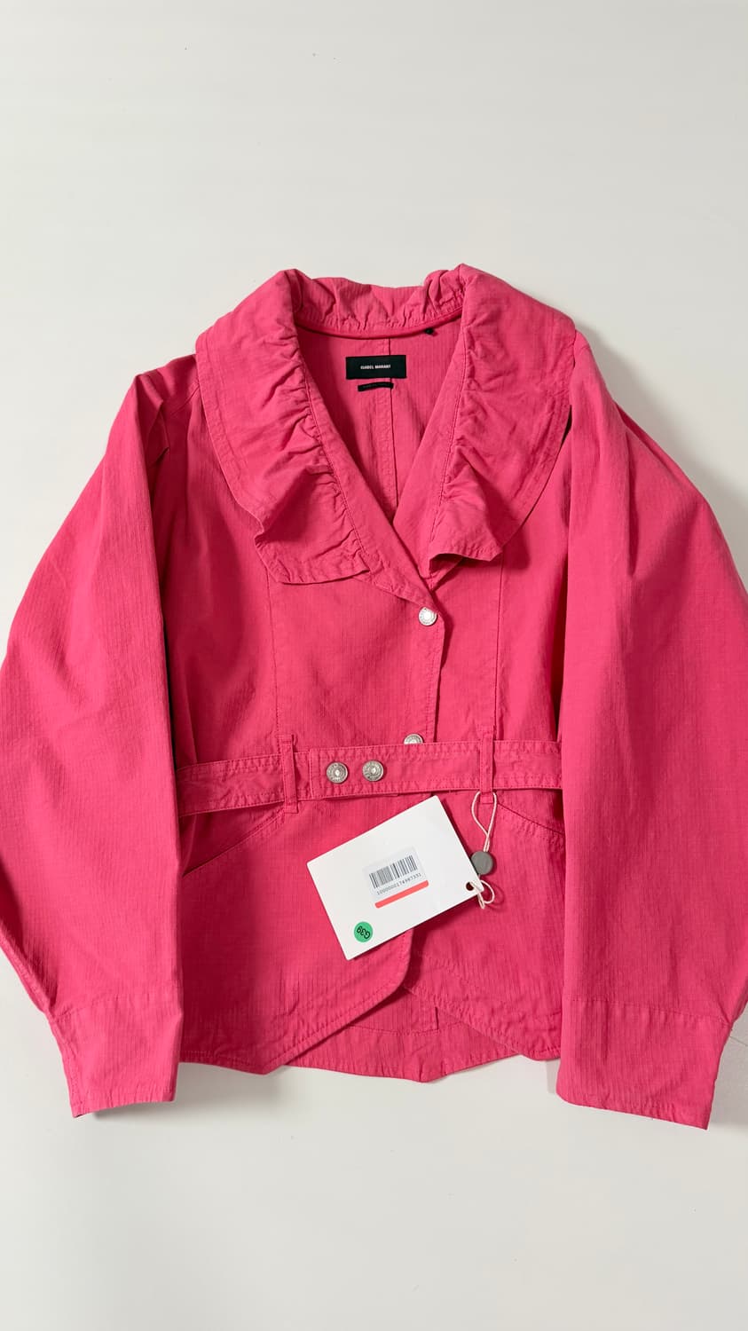 택달린 새상품) 이자벨 마랑 에팔린 벨티드 자켓 38 정가 120만원대 상품이미지4