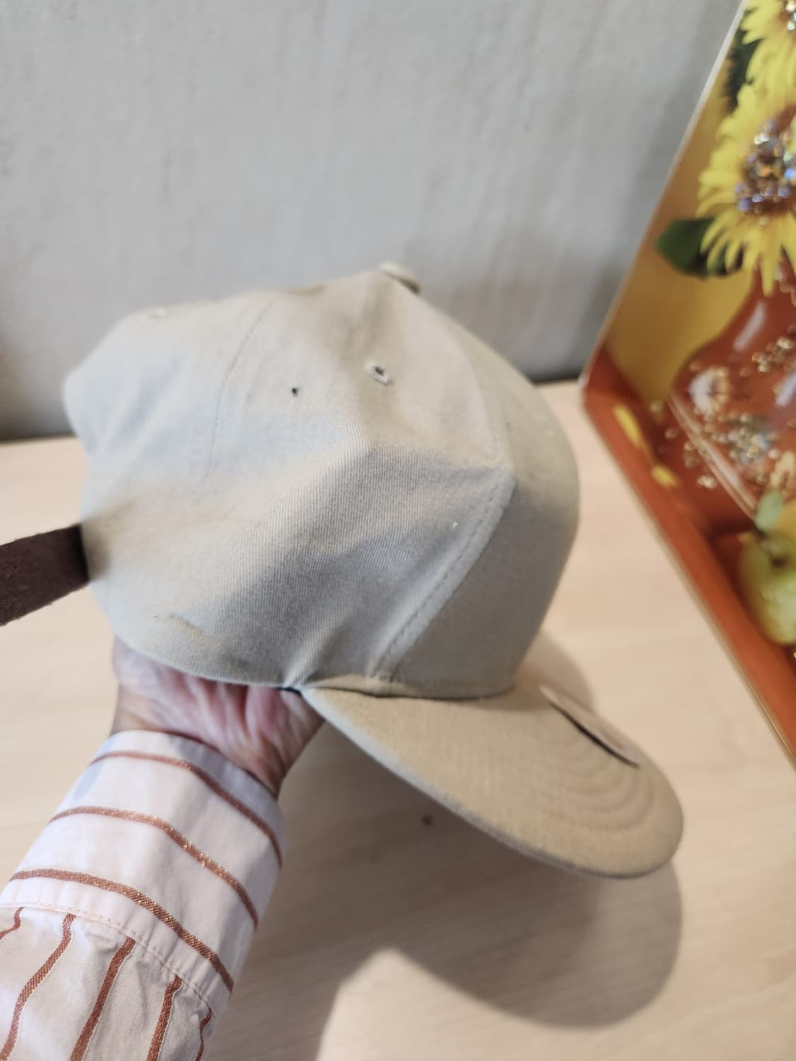 “CUBE CODE 베이지 스냅백🧢 스트릿 무드 감성템” 상품이미지2