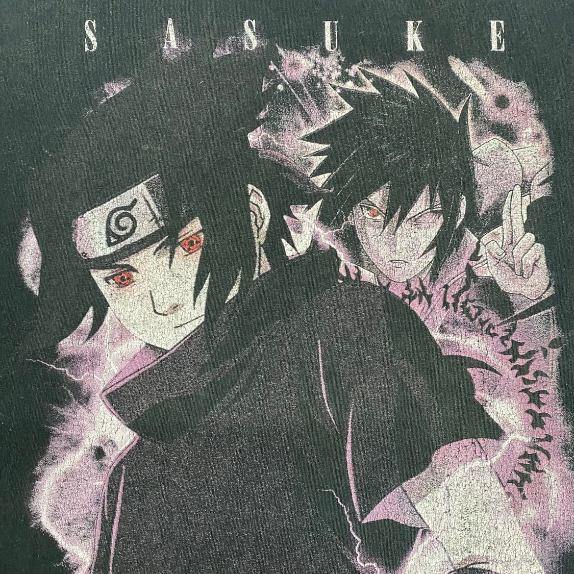 나루토 사스케 오피셜 애니메이션 티셔츠 상품이미지4