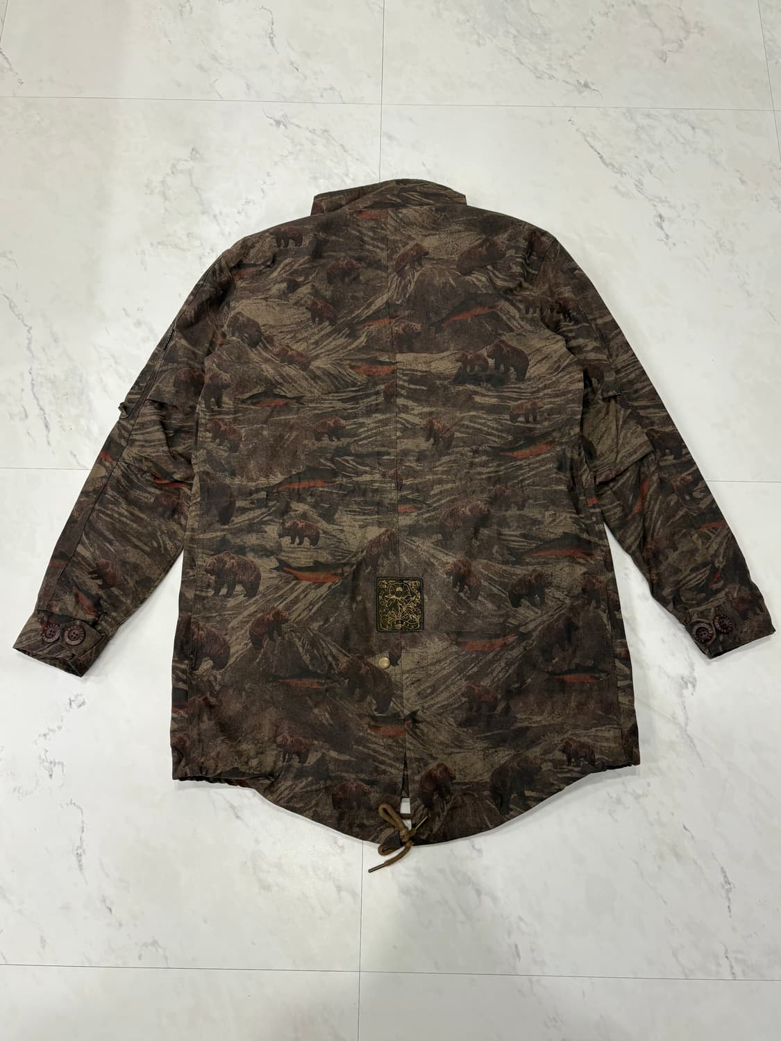 dresden wood parts bear print jacket 상품이미지7