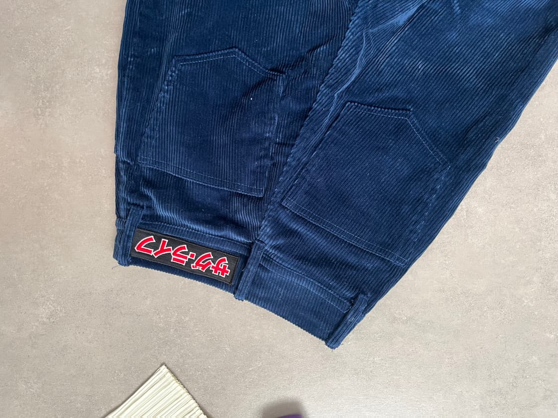 HYEIN SEO 혜인서 코듀로이 와이드 팬츠 네이비 상품이미지5