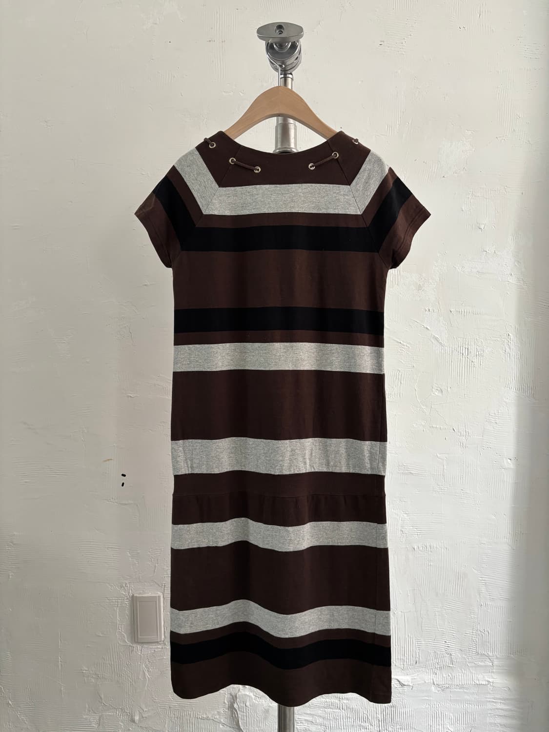 A.P.C. 아페쎄 90s 브라운 단가라 원피스 상품이미지5