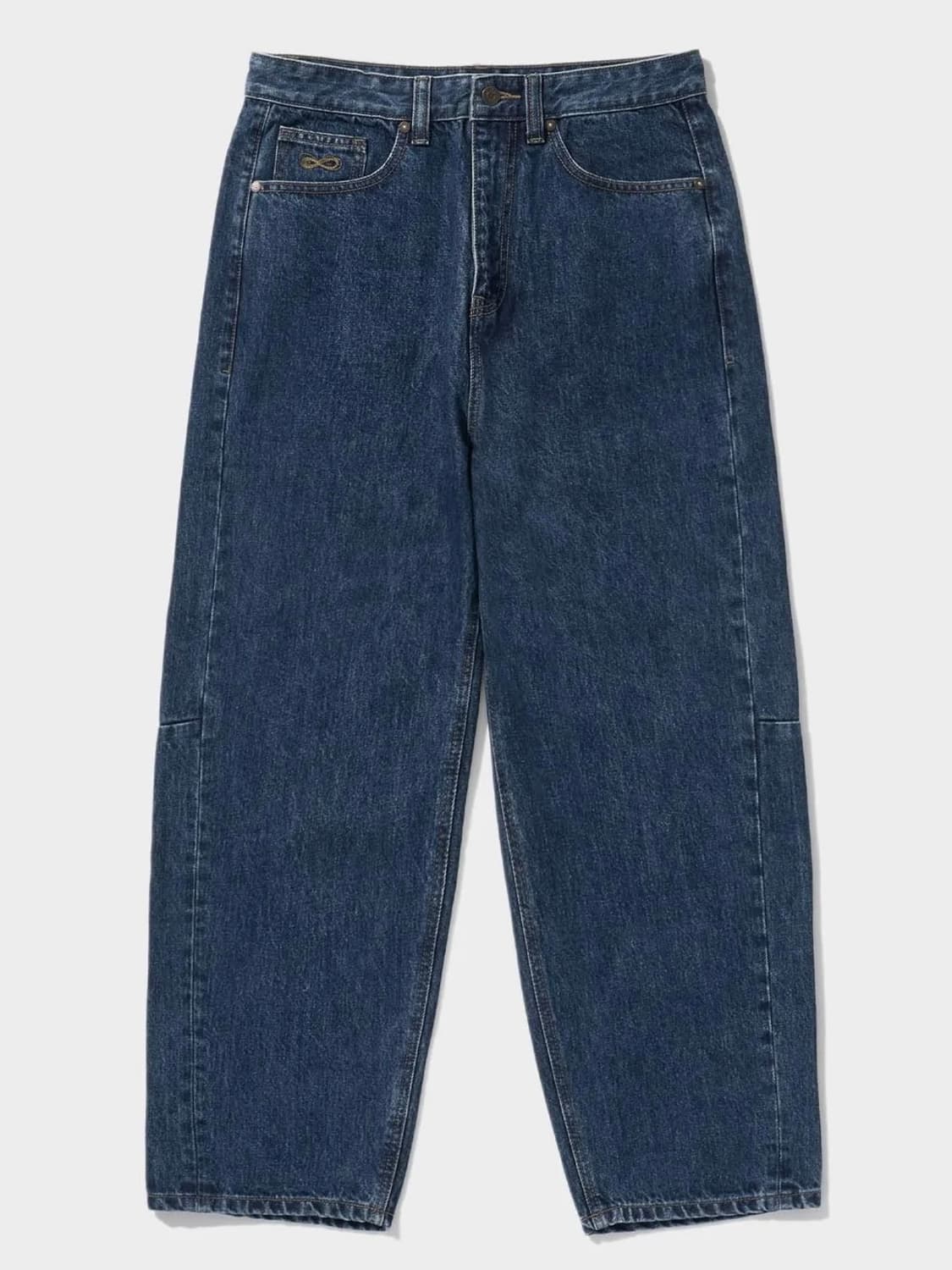 플랙 이집트 커브드 와이드 P53 미드 블루 데님팬츠 상품이미지6