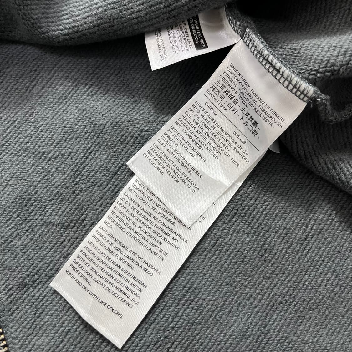 Levis 리바이스 후드 그런지 패치 인디고 집업(s) 상품이미지3