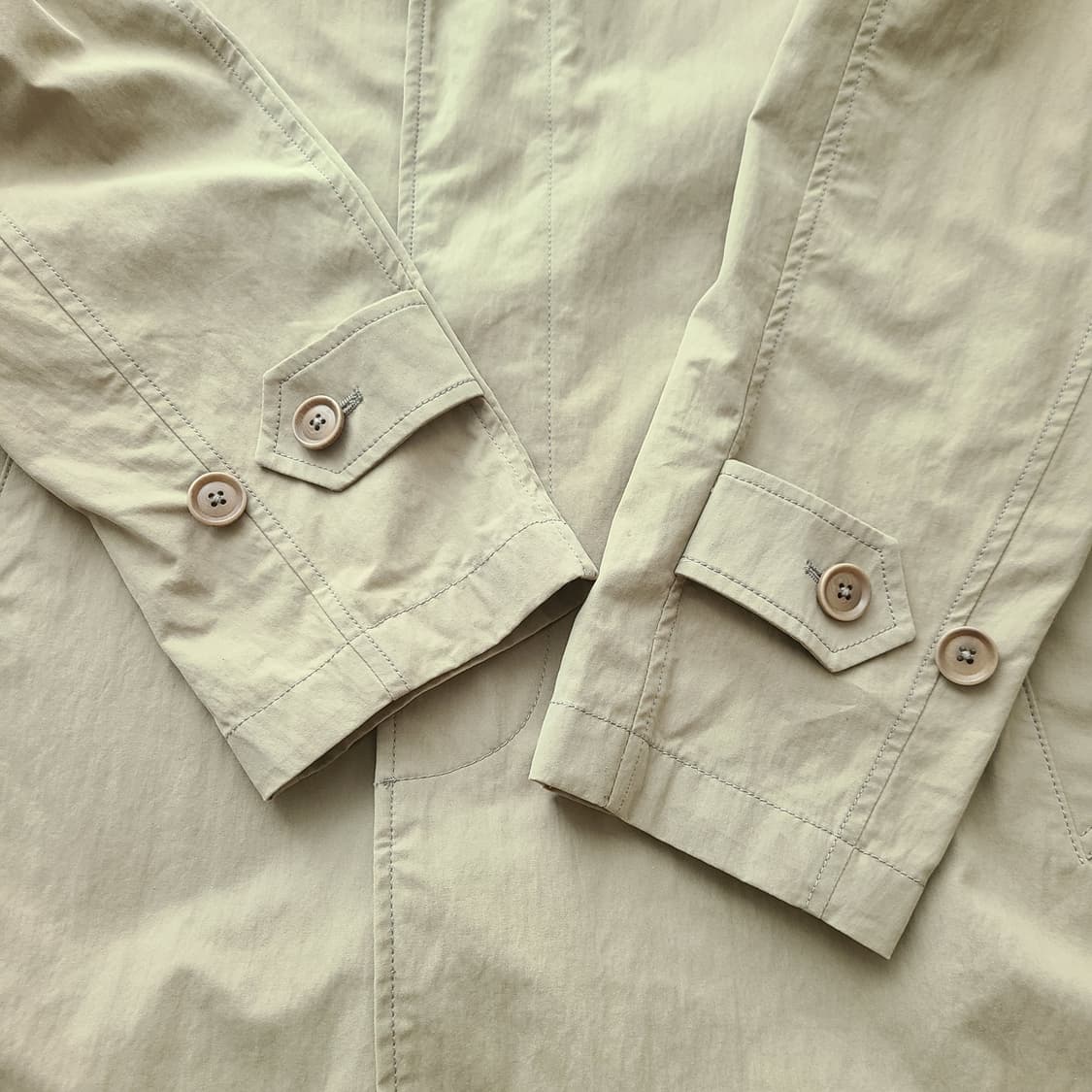 빈폴 카키 솔리드 코튼 맥 코트 상품이미지6