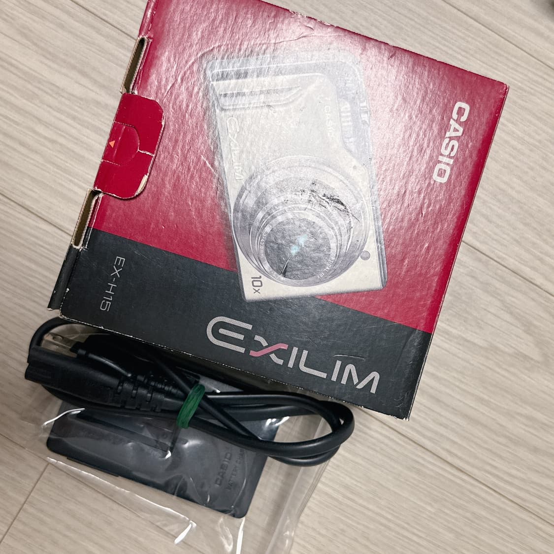 카시오 엑슬림 EX-H15 핑크 빈티지 디카 상품이미지10