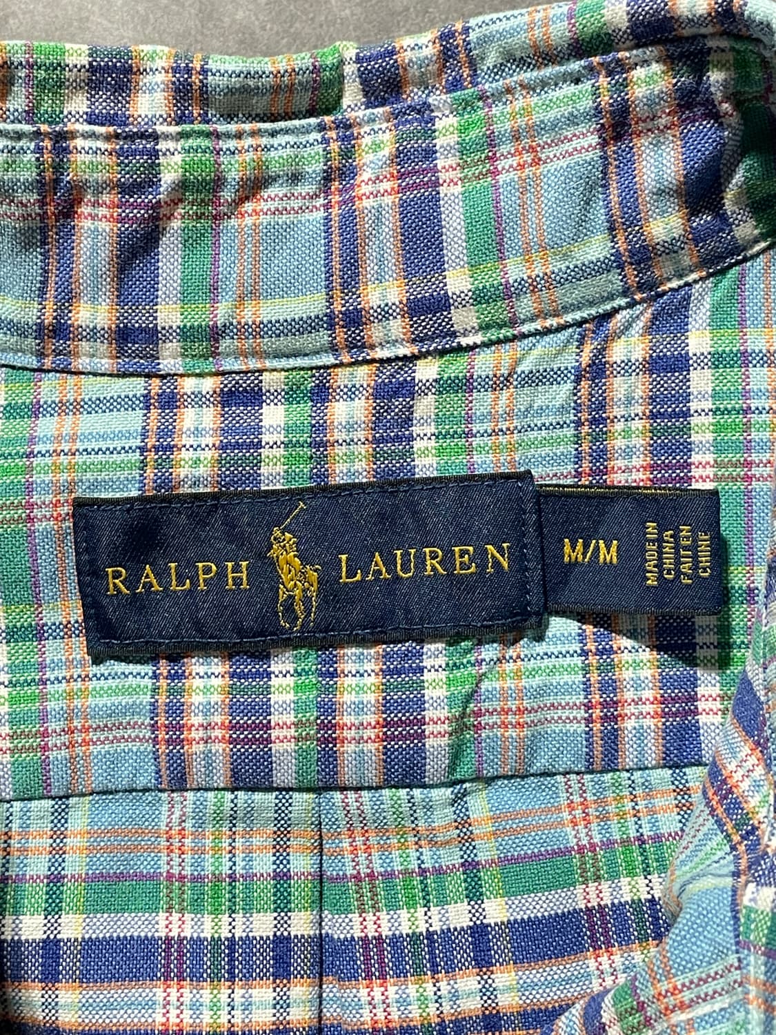 RALPH LAUREN 랄프로렌 빈티지 코튼 체크셔츠 상품이미지9
