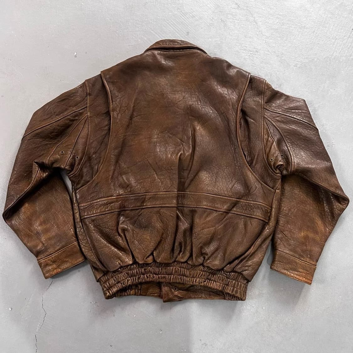 DEUX.C  A-2 리얼 가죽 자켓 상품이미지2