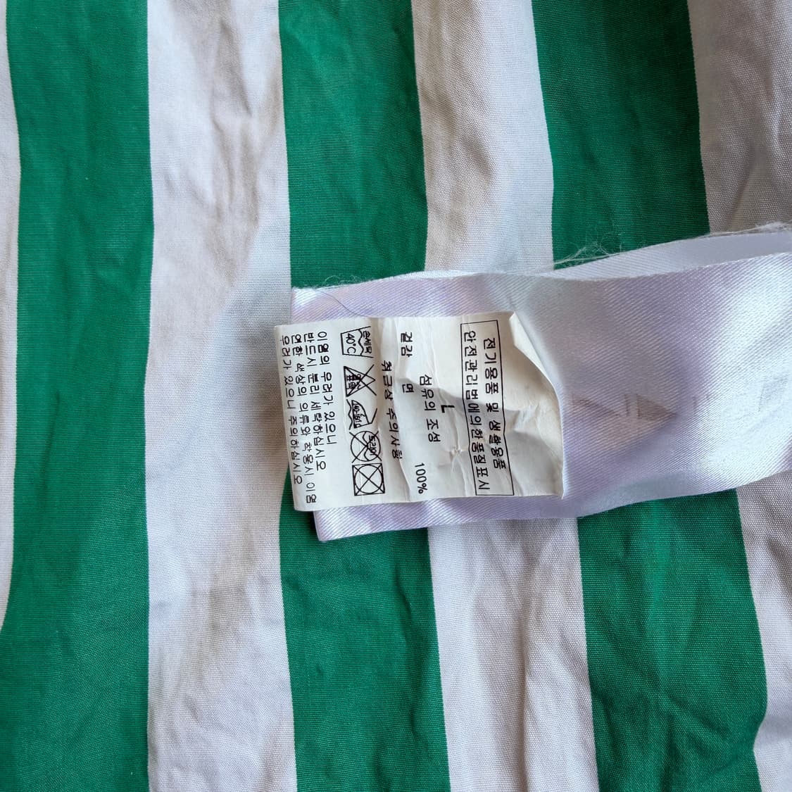 써네이 하프버튼 스트라이프 셔츠 상품이미지7