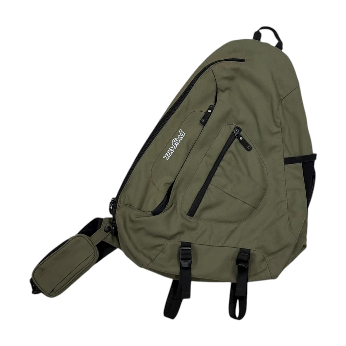 잔스포츠 빈티지 Y2K 유틸리티 슬링백 가방 카키 상품이미지1